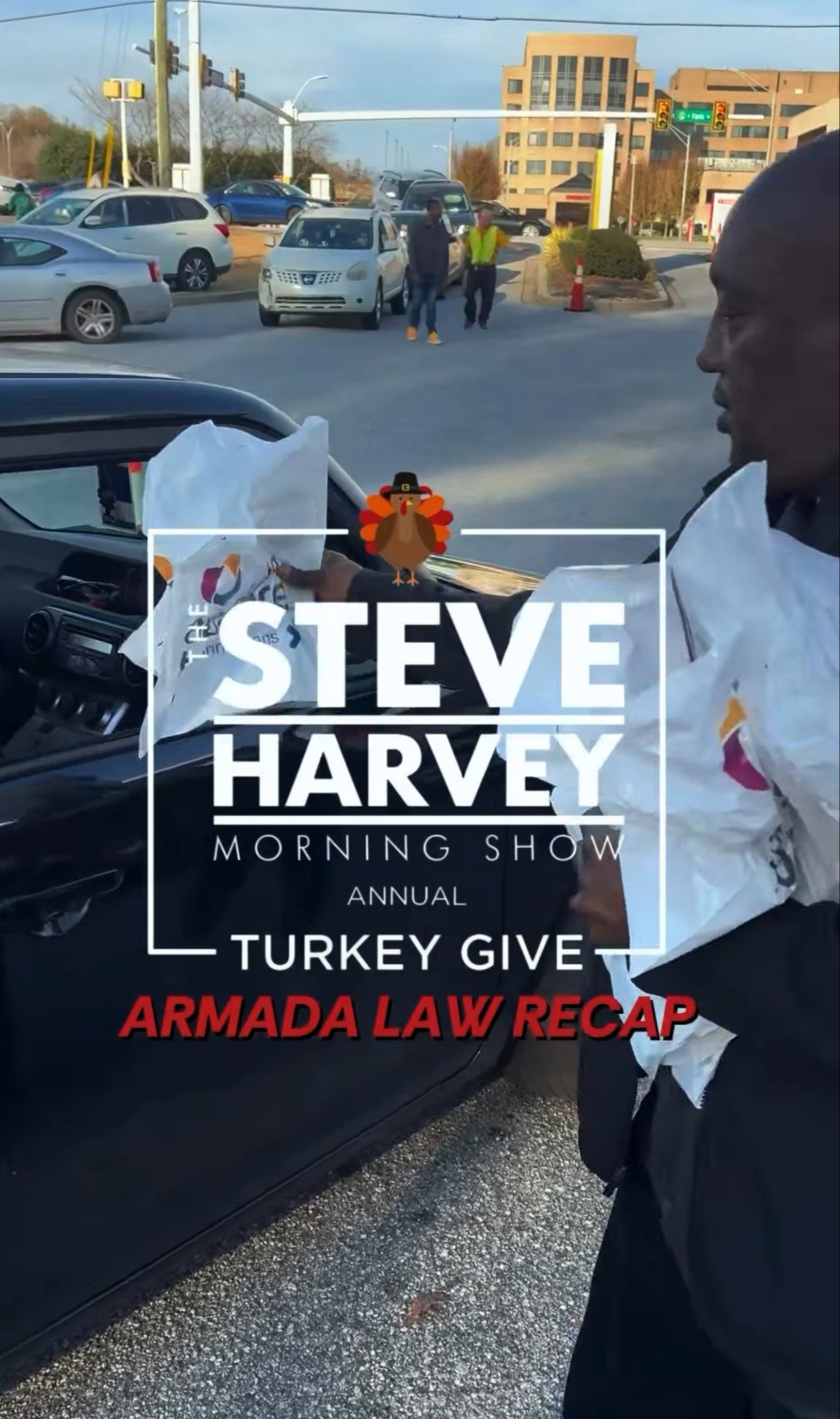 Armada Law Supports Steve Harvey & Audacy Radio Turkey Giveaway Helping Feed Families in the Upstate